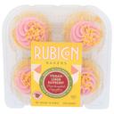Rubicon Bakery Vegan Lemon Raspberry Cupcakes, 10 Ounce -- 12 per case