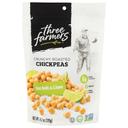 Three Farmers Sea Salt and Lime Roasted Chickpeas, 4.2 Ounce -- 6 per case