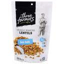Three Farmers Sea Salt Lightly Salted Roasted Lentils, 140 Gram -- 6 per case