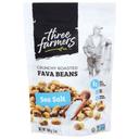 Three Farmers Sea Salt Crunchy Roasted Fava Beans, 5 Ounce -- 6 per case