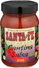 Santa Fe Restaurant Medium Cantina Salsa, 16 Ounce -- 6 per case
