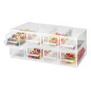 Cal-Mil Acrylic 8 Drawer Topping Dispenser, 13 x 8 x 5 inch