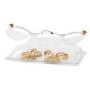 Cal-Mil Classic Clear Dome Display Cover with Double End Opening and Doors, 12 x 20 x 7 1/2 inch -- 4 per case