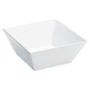 Cal-Mil White Melamine Large Square Bowl, 12 x 12 x 5 inch -- 3 per case