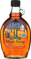 Coombs Family Farms Organic Grade A Amber Color Rich Taste Maple Syrup, 12 Ounce -- 12 per case