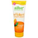 Alba Botanica Mango Vanilla Very Emollient Shave Cream, 8 Ounce