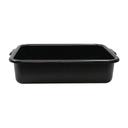 Tablecraft Co-Polymer Polypropylene Black Recycled Tote Box, 21.5 x 15.75 x 5 inch -- 12 per case