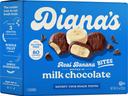 Dianas Milk Chocolate Real Banana Bites, 8 Ounce -- 12 per case