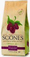Sticky Fingers Red Raspberry Scone Mix, 15 Ounce -- 6 per case