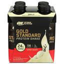 Optimum Nutrition Gold Standard Vanilla Protein Shake, 44 Fluid Ounce -- 3 per case