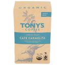 Tonys Coffee Café Carmelita Medium Roast Whole Bean Coffee, 12 Ounce -- 6 per case