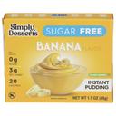 Simply Desserts Sugar Free Banana Flavor Instant Pudding, 1.7 Ounce -- 6 per case