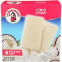 La Michoacana Coconut Ice Cream Bar, 18 Ounce -- 6 per case