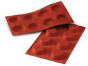 Silikomart SiliconFlex Alimentary Silicone 6 Cavities Tartlet Mold, 2.76 inch x 0.79 inch Height Cavity