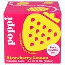 Poppi Strawberry Lemon Prebiotic Soda, 12 Fluid Ounce -- 24 per case