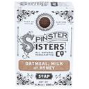Spinster Sisters Oatmeal Milk and Honey Soap Bar, 4.5 Ounce -- 3 per case