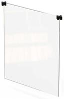 Rosseto Avant Guarde Free Standing Tabletop Divider with Cross Connectors, 18 inch -- 1 set