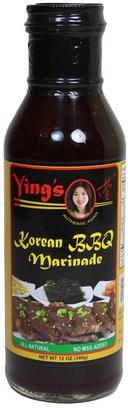 Ying's Korean BBQ Marinade Sauce, 12 Ounce -- 6 per case