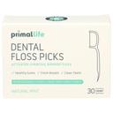 Primal Life Organics Bamboo Charcoal Dental Floss, 30 count