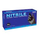 Safeko X-Large Black 4 Mil Powder Free Nitrile Examination Gloves, 100 count -- 10 per case