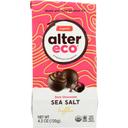 Alter Eco Americas Organic Dark Chocolate Sea Salt Truffles, 4.2 Ounce - 10 per pack -- 8 packs per case.