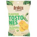 Inka Chips Tostones Jalapeno Plantain Chips, 4 Ounce -- 12 per case