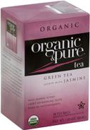 Organic & Pure Jasmine Green Tea, 18 tea bags per pack -- 6 per case