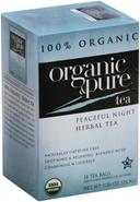 Organic & Pure Peaceful Night Herb Tea, 18 tea bags per pack -- 6 per case