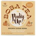 Pinky Up Brown Sugar Boba Black Tea, 12 count -- 6 per case