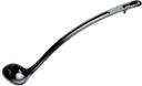 Winco Curv Black Polycarbonate 13 inch One Piece Dual Spout Ladle, 1 Ounce Capacity -- 144 per case