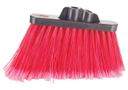 Winco Medium Duty Flagged Red Bristle Angle Broom Head Only -- 12 per case