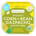 Lil Gourmets Organic Corn Plus Bean Gazpacho Baby Food, 3.5 Ounce -- 8 per case