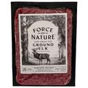 Force of Nature Grass Fed Ground Elk, 14 Ounce -- 12 per case