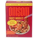 Omsom Garlic Black Pepper Saucy Noodles, 4.8 Ounce -- 6 per case