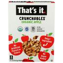 Thats It Organic Crunchables Apple, 2.4 Ounce -- 6 per case