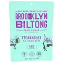 Brooklyn Biltong Steakhouse Airdried Beef Jerky, 2 Ounce -- 8 per case