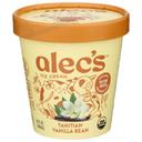 Alecs Organic Tahitian Vanilla Bean Ice Cream, 14 Fluid Ounce -- 8 per case