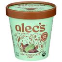 Alecs Organic Mint Chocolate Chip Ice Cream, 14 Fluid Ounce -- 8 per case