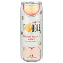 Inotea Pobble Passion Fruit Plus Apple Bubble Tea, 16.6 Fluid Ounce -- 12 per case