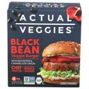 Actual Veggies Black Bean Veggie Burger, 12 Ounce -- 6 per case