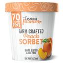 The Frozen Farmer Peach Sorbet, 1 Pint -- 8 per case