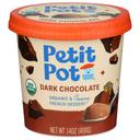 Petit Pot Organic Dark Chocolate French Dessert, 14 Ounce -- 6 per case.
