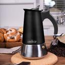 London Sip Stainless Steel Black Stovetop 10 Cup Espresso Maker
