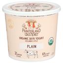 Painter Land Sisters Organic Plain Skyr Yogurt, 24 Ounce -- 6 per case.