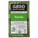 Good Nature Organic Nettle Herbal Tea, 1.058 Ounce -- 6 per case