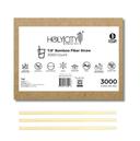 Holy City Straw Company 6mm Bamboo Fiber Straws, 7.9 Inch -- 3000 per case