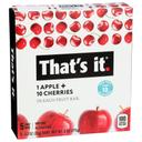 Thats It Apple Plus Cherry Fruit Bar, 6 Ounce -- 6 per case