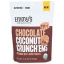 Emmys Organics Chocolate Coconut Crunchems, 3.5 Ounce -- 6 per case
