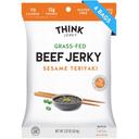 Think Jerky Sesame Teriyaki Grass Fed Beef Jerky, 2.2 Ounce -- 8 per case