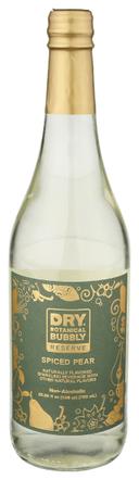 Dry Spiced Pear Botanical Bubbly Soda, 25.36 Fluid Ounce -- 12 per case